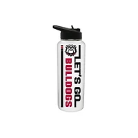 The Memory Company Georgia Bulldogs 34oz. Let's Go Stainless Steel Quencher Bottle
