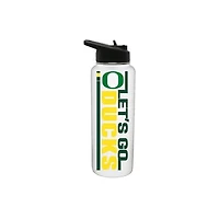 The Memory Company Oregon Ducks 34oz. Let's Go Stainless Steel Quencher Bottle