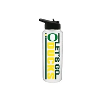 The Memory Company Oregon Ducks 34oz. Let's Go Stainless Steel Quencher Bottle