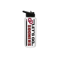The Memory Company Oklahoma Sooners 34oz. Let's Go Stainless Steel Quencher Bottle
