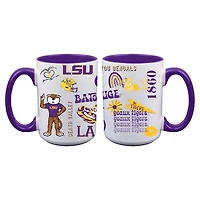 The Memory Company LSU Tigers Two-Piece 15oz. Loco Coffee Mug Set