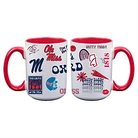 The Memory Company Ole Miss Rebels Two-Piece 15oz. Loco Coffee Mug Set
