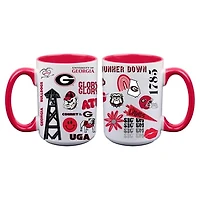 The Memory Company Georgia Bulldogs Two-Piece 15oz. Loco Coffee Mug Set