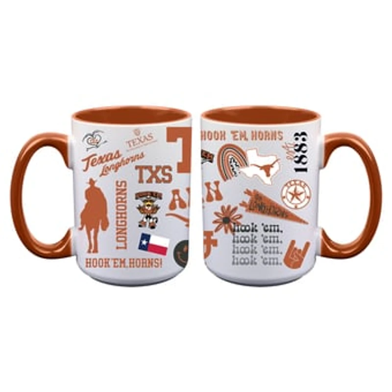 The Memory Company Texas Longhorns Two-Piece 15oz. Loco Coffee Mug Set