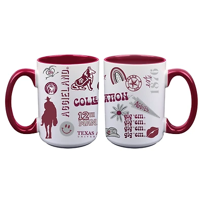 The Memory Company Texas A&M Aggies Two-Piece 15oz. Loco Coffee Mug Set