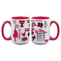 The Memory Company Texas Tech Red Raiders Two-Piece 15oz. Loco Coffee Mug Set