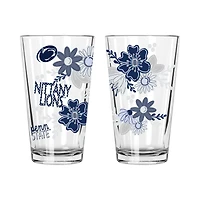 The Memory Company Penn State Nittany Lions Two-Piece 16oz. Flowers Pint Glass Set