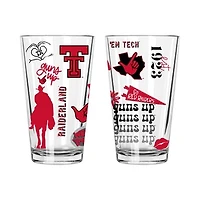 The Memory Company Texas Tech Red Raiders Two-Piece 16oz. Loco Pint Glass Set