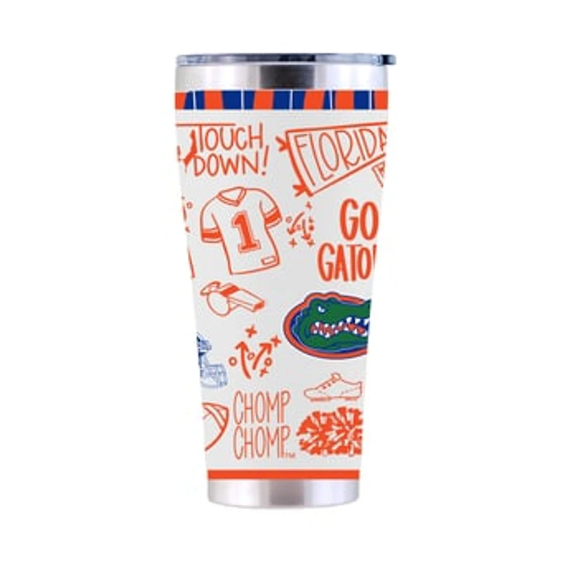 The Memory Company Florida Gators 30oz. Sketchpad Stainless Steel Tumbler