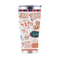 The Memory Company Florida Gators 30oz. Sketchpad Stainless Steel Tumbler