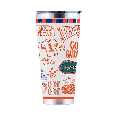 The Memory Company Florida Gators 30oz. Sketchpad Stainless Steel Tumbler