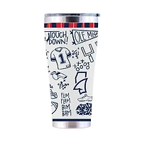 The Memory Company Ole Miss Rebels 30oz. Sketchpad Stainless Steel Tumbler