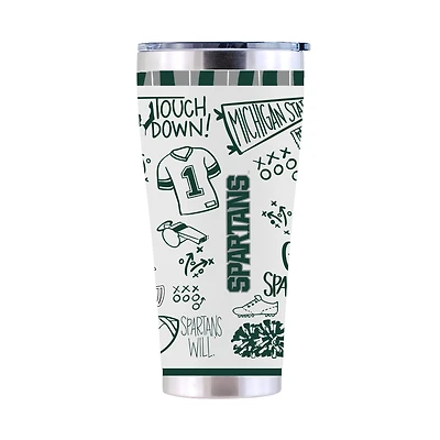 The Memory Company Michigan State Spartans 30oz. Sketchpad Stainless Steel Tumbler