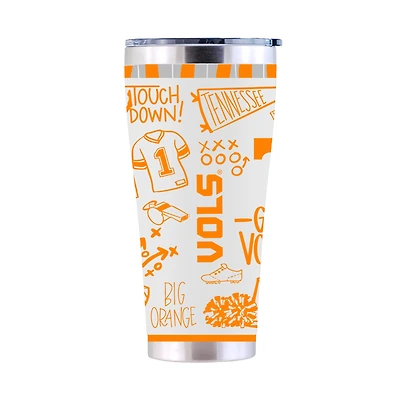 The Memory Company Tennessee Volunteers 30oz. Sketchpad Stainless Steel Tumbler