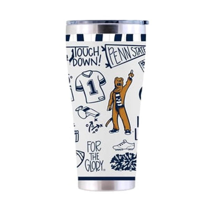 The Memory Company Penn State Nittany Lions 30oz. Sketchpad Stainless Steel Tumbler