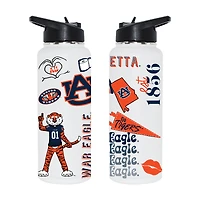 The Memory Company Auburn Tigers 34oz. Loco Stainless Steel Quencher Bottle