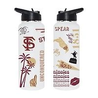 The Memory Company Florida State Seminoles 34oz. Loco Stainless Steel Quencher Bottle
