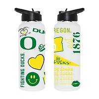 The Memory Company Oregon Ducks 34oz. Loco Stainless Steel Quencher Bottle