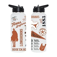 The Memory Company Texas Longhorns 34oz. Loco Stainless Steel Quencher Bottle