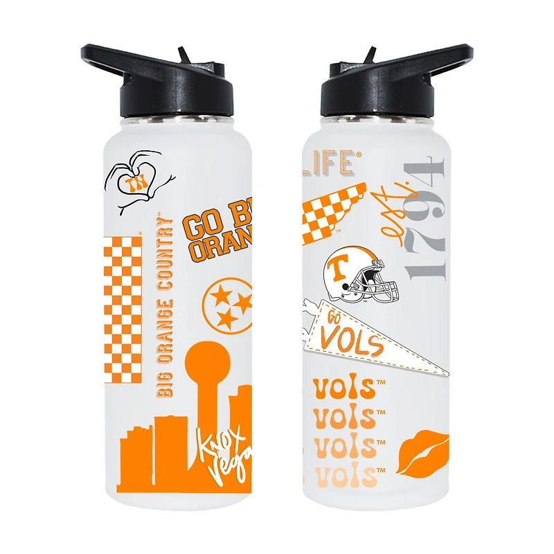 The Memory Company Tennessee Volunteers 34oz. Loco Stainless Steel Quencher Bottle