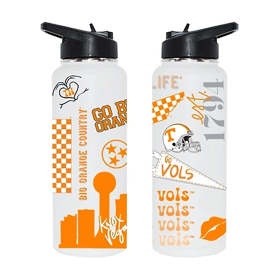 The Memory Company Tennessee Volunteers 34oz. Loco Stainless Steel Quencher Bottle