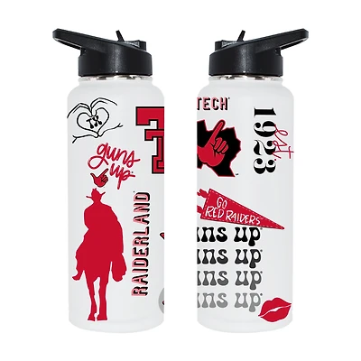 The Memory Company Texas Tech Red Raiders 34oz. Loco Stainless Steel Quencher Bottle