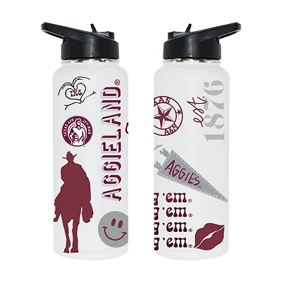The Memory Company Texas A&M Aggies 34oz. Loco Stainless Steel Quencher Bottle