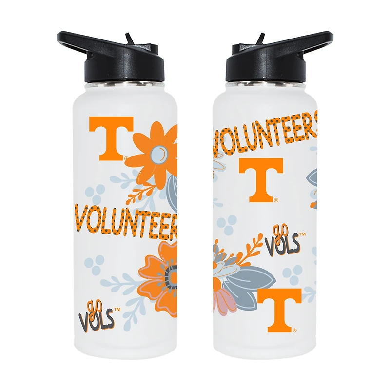 The Memory Company Tennessee Volunteers 34oz. Flowers Stainless Steel Quencher Bottle