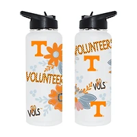 The Memory Company Tennessee Volunteers 34oz. Flowers Stainless Steel Quencher Bottle