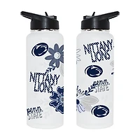 The Memory Company Penn State Nittany Lions 34oz. Flowers Stainless Steel Quencher Bottle