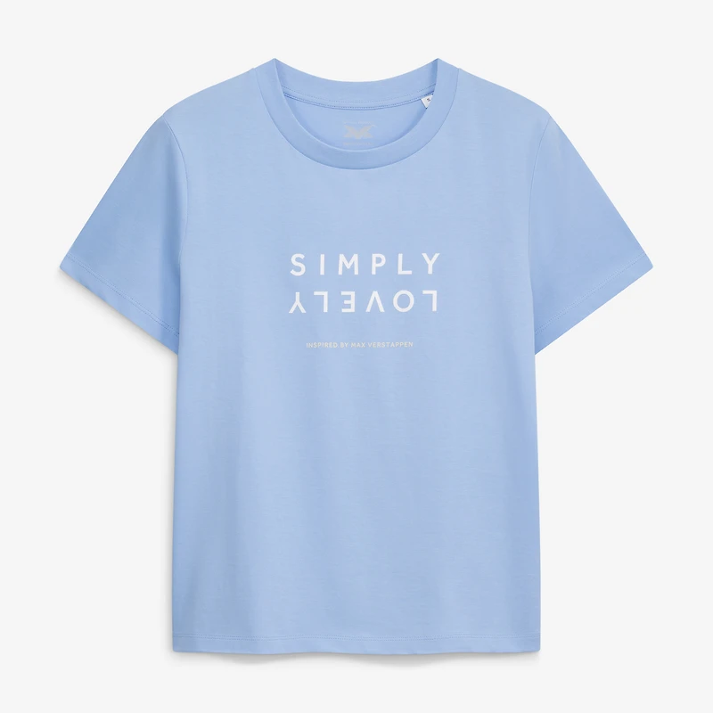 Women's Fanatics Light Blue Max Verstappen Simply Lovely T-Shirt