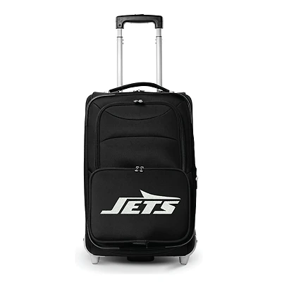 MOJO Black New York Jets 21" Softside Rolling Carry-On Suitcase