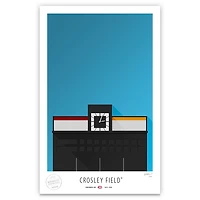 Cincinnati Reds 17" x 26" Crosley Field The Scoreboard Minimalist Art Giclee Print