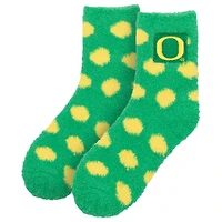 Women's ZooZatz Oregon Ducks Plush Dot Socks