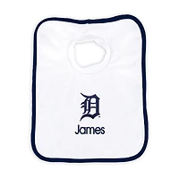 Newborn & Infant White Detroit Tigers Personalized Bib