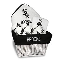 Newborn & Infant White Chicago White Sox Personalized Medium Gift Basket