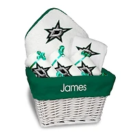 Newborn & Infant White Dallas Stars Personalized Medium Gift Basket