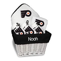 Newborn & Infant White Philadelphia Flyers Personalized Medium Gift Basket