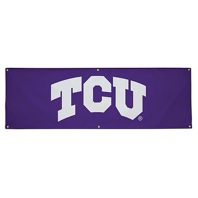 Purple TCU Horned Frogs 2' x 6' Horizontal Vinyl Banner