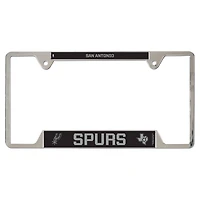 WinCraft  San Antonio Spurs Chrome Plated Metal License Plate Frame