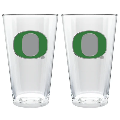 Oregon Ducks 16oz. Pint Glass Set
