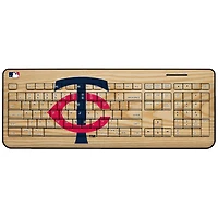 Minnesota Twins Wood Print Wireless USB Keyboard