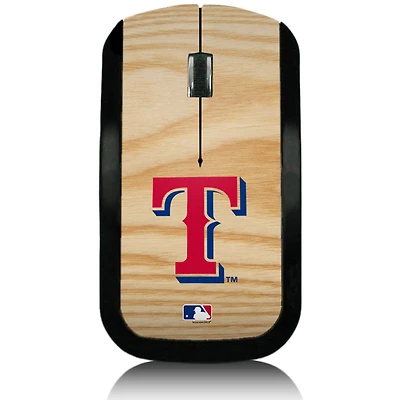 Texas Rangers Wood Print Wireless USB Mouse