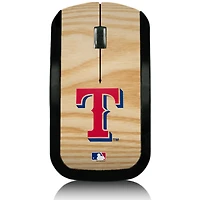 Texas Rangers Wood Print Wireless USB Mouse