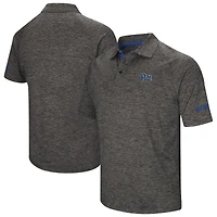 Men's Colosseum Navy Pitt Panthers Down Swing Polo