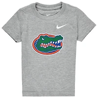 Toddler Nike Heathered Gray Florida Gators Logo T-Shirt