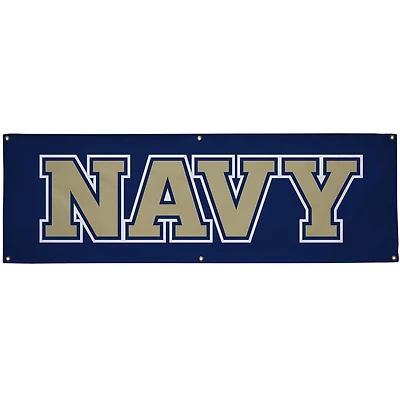 Navy Midshipmen 2' x 6' Wordmark Vinyl Banner