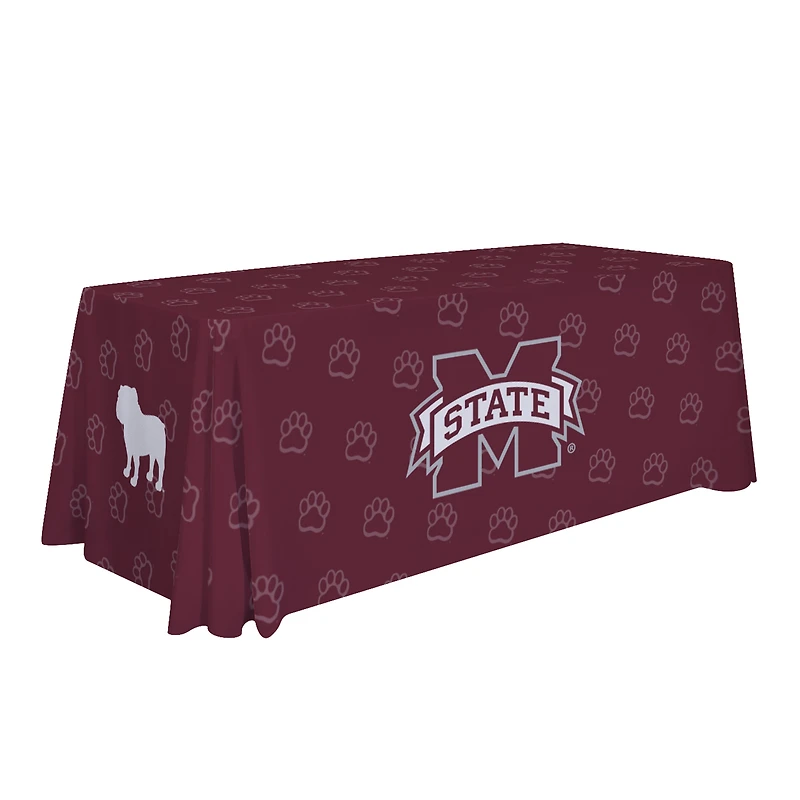 Mississippi State Bulldogs 6' Repeat Logo Table Throw