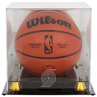 Portland Trail Blazers Golden Classic Team Logo Basketball Display Case