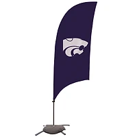 Kansas State Wildcats 7.5' Razor Feather Stake Flag with Base